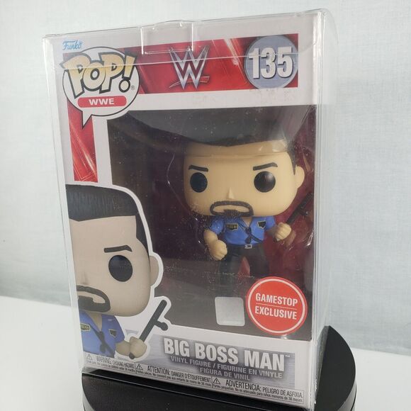 Funko Pop! Vinyl: WWE - Big Boss Man - GameStop (GS) (Exclusive) #135 W/Protecto - Picture 3 of 16